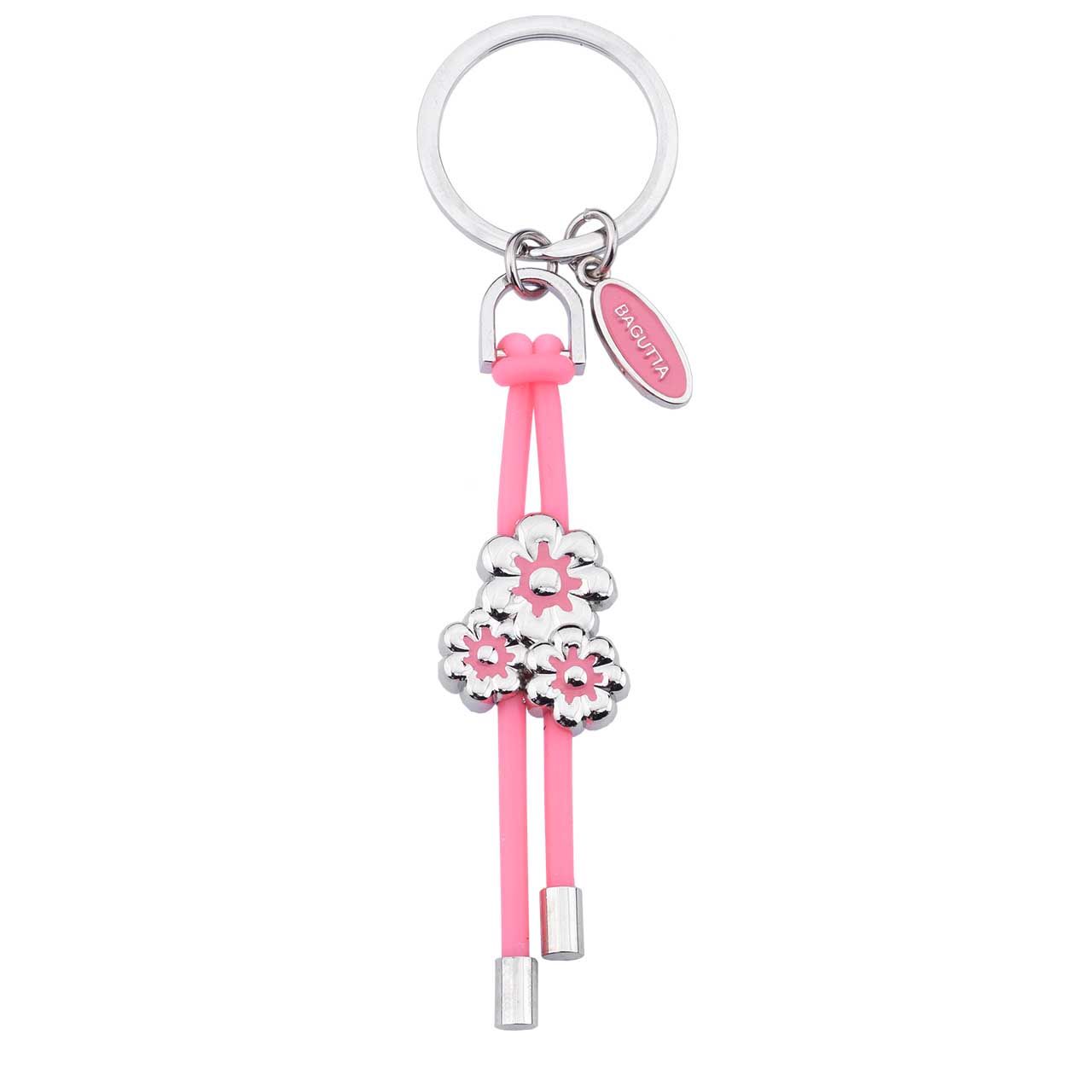 PORTACHIAVI 3 MARGHERITE ROSA